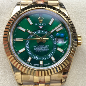 NOOB Factory Replica Rolex Sky Dweller M336938-0008 Green Dial For Sale - Replica Watch Wholesale