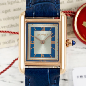 AF Factory Replica Cartier Tank WGTA0058 Blue Dial For Sale - Replica Watch Wholesale