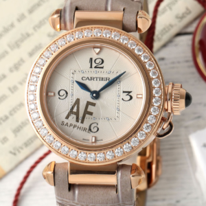 AF Factory Replica Cartier Pasha De WJPA0017 Grey Strap For Sale - Replica Watch Wholesale