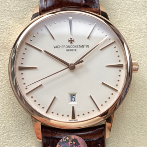 VC+ Factory Replica Vacheron Constantin Patrimony 85180-000R-9248 Brown Dial For Sale - Replica Watch Wholesale