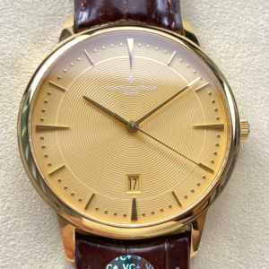 VC+ Factory Replica Vacheron Constantin Patrimony 85180-000J-H069 Gold Dial For Sale - Replica Watch Wholesale
