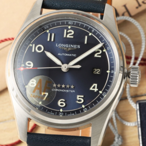 AF Factory Replica Longines Spirit L3.810.4.93.0 Blue Strap For Sale - Replica Watch Wholesale