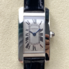 8848 Factory Replica Cartier Tank WSTA0050 Silver Grey Dial For Sale - Replica Watch Wholesale
