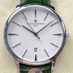 VC+ Factory Replica Vacheron Constantin Patrimony 85180-000G-H035 Green Strap For Sale - Replica Watch Wholesale