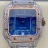 AMG Factory Replica Cartier Santos W2SA0020 Blue Dial For Sale - Replica Watch Wholesale