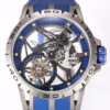 NEW Factory Replica Roger Dubuis Excalibur Tourbillon RDDBEX0479 Blue Bezel For Sale - Replica Watch Wholesale