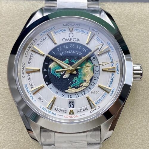N1 Factory Replica Omega Seamaster 220.93.43.22.99.001 Universal Time For Sale - Replica Watch Wholesale