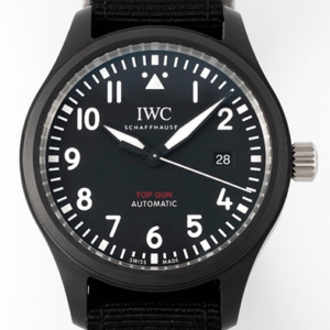 ZF Factory Replica IWC Pilot IW326906 Black Ceramic For Sale - Replica Watch Wholesale