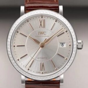 V7 Factory Replica IWC Portofino IW458103 Dark Brown Strap For Sale - Replica Watch Wholesale