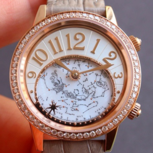 CC Factory Replica Jaeger LeCoultre Rendez Vous 3482520 Grey Strap For Sale - Replica Watch Wholesale