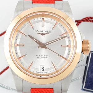 AF Factory Replica Longines Concas L3.430.5.72.9 Red Strap For Sale - Replica Watch Wholesale