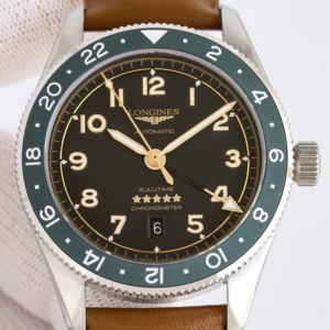 TW Factory Replica Longines Spirit L3.802.4.63.2 Green Ceramic Bezel For Sale - Replica Watch Wholesale
