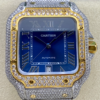 AMG Factory Replica Cartier Santos W2SA0022 Gold Bezel For Sale - Replica Watch Wholesale