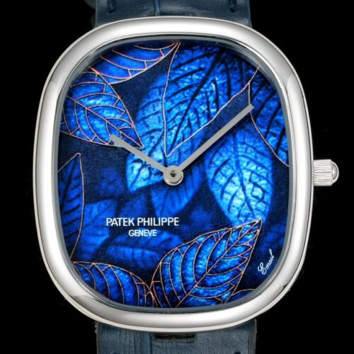 TW Factory Replica Patek Philippe Golden Ellipse 5738-150G-001 Leaf Dial For Sale - Replica Watch Wholesale