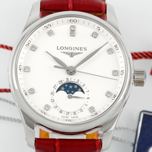 AF Factory Replica Longines Master Collection L2.409.4.87.2 Red Strap For Sale - Replica Watch Wholesale