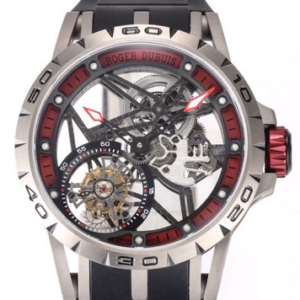 NEW Factory Replica Roger Dubuis Excalibur Tourbillon RDDBEX0479 Red Bezel For Sale - Replica Watch Wholesale