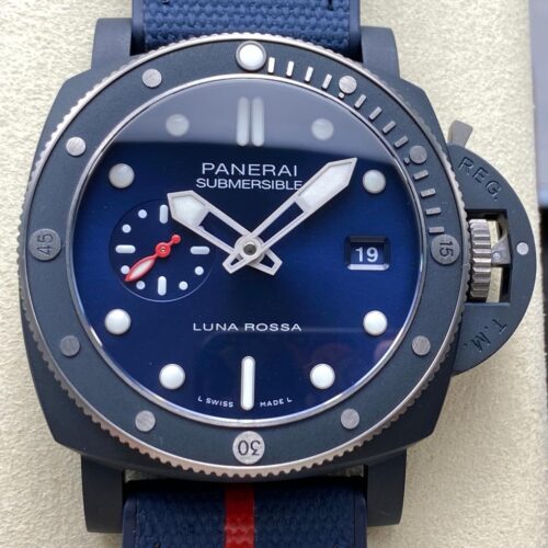 VS Factory Replica Panerai Submersible PAM01466 Blue Strap For Sale - Replica Watch Wholesale