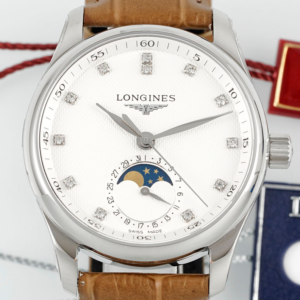 AF Factory Replica Longines Master Collection L2.409.4.87.4 Beige Strap For Sale - Replica Watch Wholesale