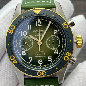 LG Factory Replica Longines Spirit L3.821.5.53.2 Green Gradient Dial For Sale - Replica Watch Wholesale