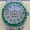 AMG Factory Replica Audemars Piguet Royal Oak 15400ST.013 Green Bezel For Sale - Replica Watch Wholesale