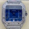 AMG Factory Replica Cartier Santos WSSA0010 Stainless Steel Strap For Sale - Replica Watch Wholesale