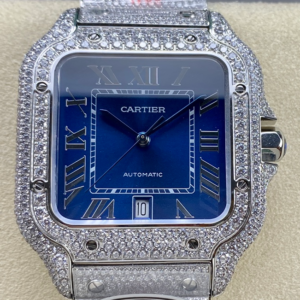 AMG Factory Replica Cartier Santos WSSA0010 Stainless Steel Strap For Sale - Replica Watch Wholesale