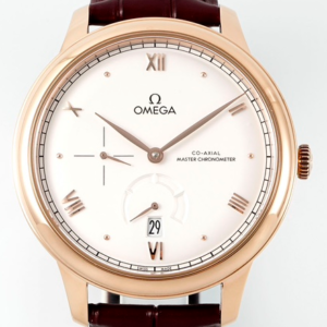 MKS Factory Replica Omega De Ville 434.53.41.21.02.001 Dark Brown Strap For Sale - Replica Watch Wholesale