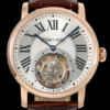 RMS Factory Replica Cartier ROTONDE DE Tourbillon W1556219 Brown Strap For Sale - Replica Watch Wholesale