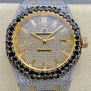 AMG Factory Replica Audemars Piguet Royal Oak 15400OR.024 Black Diamond For Sale - Replica Watch Wholesale