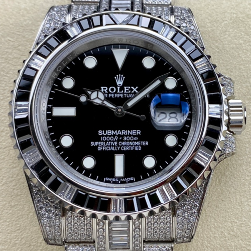 AMG Factory Replica Rolex GMT Master 116759 SAru-78213 Black Diamond For Sale - Replica Watch Wholesale