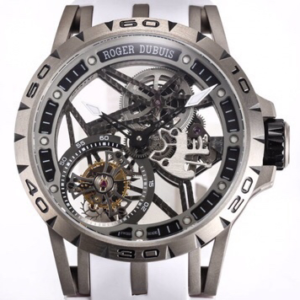 NEW Factory Replica Roger Dubuis Excalibur Tourbillon RDDBEX0479 White Strap For Sale - Replica Watch Wholesale