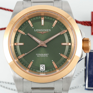 AF Factory Replica Longines Concas L3.430.5.02.6 Green Dial For Sale - Replica Watch Wholesale