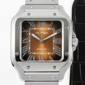 BV Factory Replica Cartier Santos WSSA0065 Gradient Brown For Sale - Replica Watch Wholesale