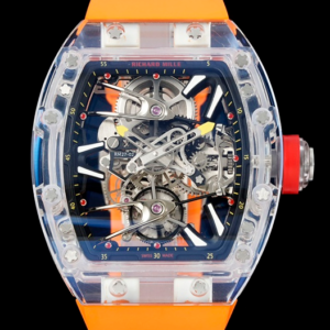 RM Factory Replica Richard Mille Tourbillon RM27-02 Orange Strap For Sale - Replica Watch Wholesale