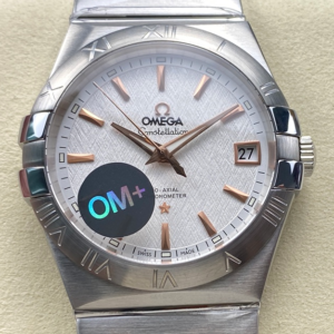 OM Factory Replica Omega Constellation 123.10.38.21.02.002 Silver Strap For Sale - Replica Watch Wholesale