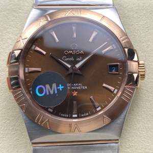 OM Factory Replica Omega Constellation 123.20.38.21.13.001 Dark Brown Dial For Sale - Replica Watch Wholesale