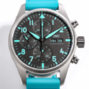 TW Factory Replica IWC Pilot IW388108 Green Strap For Sale - Replica Watch Wholesale