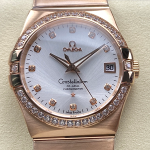 OM Factory Replica Omega Constellation 123.55.38.21.52.001 Diamond Hour Markers For Sale - Replica Watch Wholesale