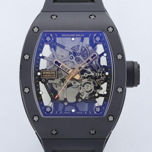 ZF Factory Replica Richard Mille RM035 Black Ceramic For Sale - Replica Watch Wholesale