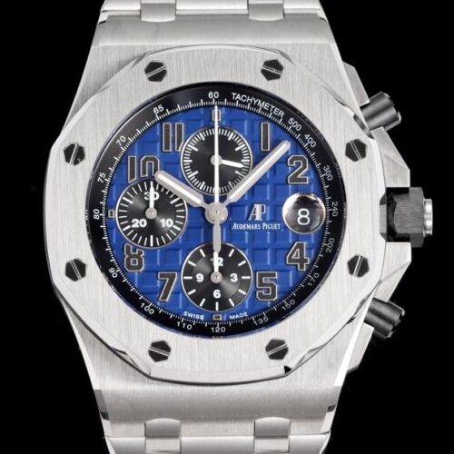 TK Factory Replica Audemars Piguet Royal Oak Offshore 26470PT.OO.1000PT.02 Smoky Blue For Sale - Replica Watch Wholesale