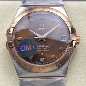 OM Factory Replica Omega Constellation 123.20.38.21.63.001 Two-tone Strap For Sale - Replica Watch Wholesale