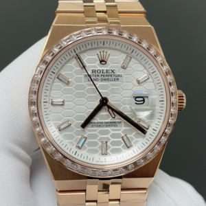 Replica Rolex Land-Dweller 127385TBR-0003 Gold Strap For Sale - Replica Watch Wholesale
