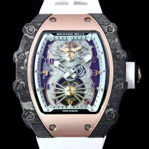 RM Factory Replica Richard Mille Tourbillon RM21-01 White Strap For Sale - Replica Watch Wholesale