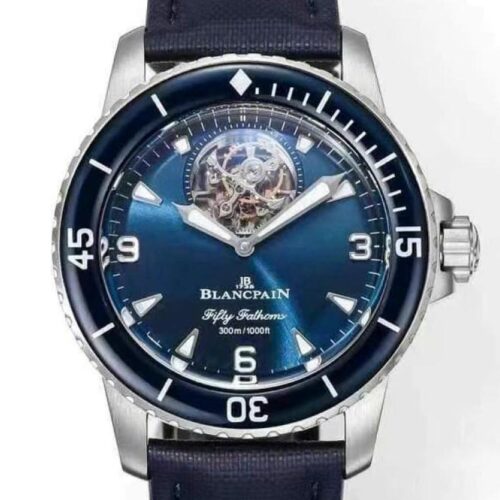 YS Factory Replica Blancpain Fifty Fathoms Tourbillon 5025-12B40-O52B Blue Strap For Sale - Replica Watch Wholesale