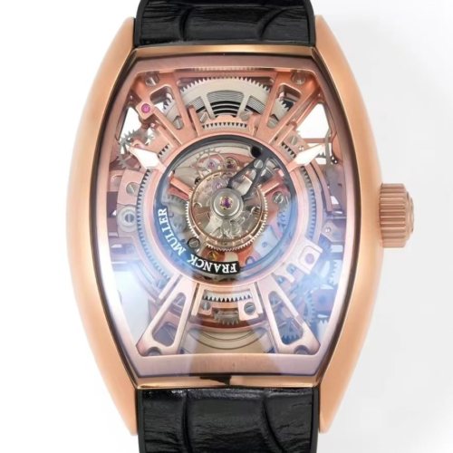 NEW Factory Replica Franck Muller Tourbillon CURVEX V45 Skeleton Dial For Sale - Replica Watch Wholesale