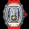 RM Factory Replica Richard Mille Tourbillon RM21-01 Red Strap For Sale - Replica Watch Wholesale