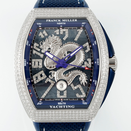 ABF Factory Replica Franck Muller Vanguard Blue Dial For Sale - Replica Watch Wholesale