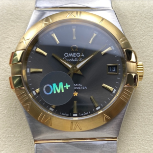 OM Factory Replica Omega Constellation 123.20.38.21.06.001 Gold Bezel For Sale - Replica Watch Wholesale