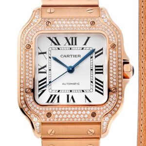 BV Factory Replica Cartier Santos WJSA0012 Blue Steel Hands For Sale - Replica Watch Wholesale