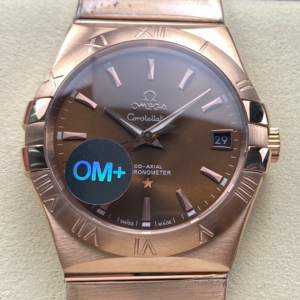 OM Factory Replica Omega Constellation 123.50.38.21.13.001 Red Gold Strap For Sale - Replica Watch Wholesale